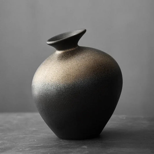 Luxury Sculptural Porcelain Vase/ Modern Minimalist Decor 