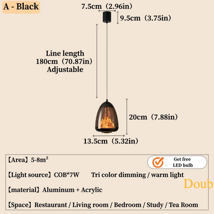 Luxury Teardrop Pendant light / Modern Minimalist Decor 