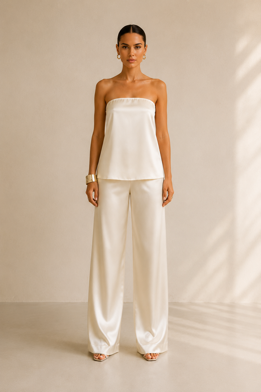 Elite  Luxe Satin Two-Piece Collection