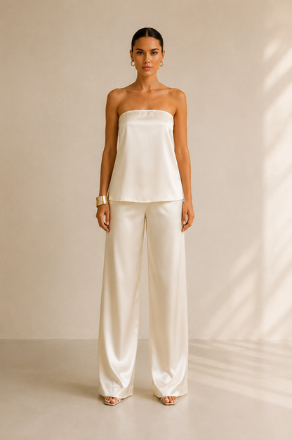 Elite  Luxe Satin Two-Piece Collection