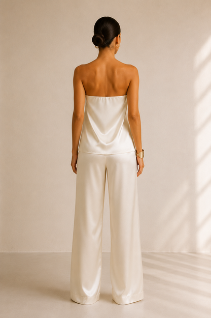 Elite  Luxe Satin Two-Piece Collection