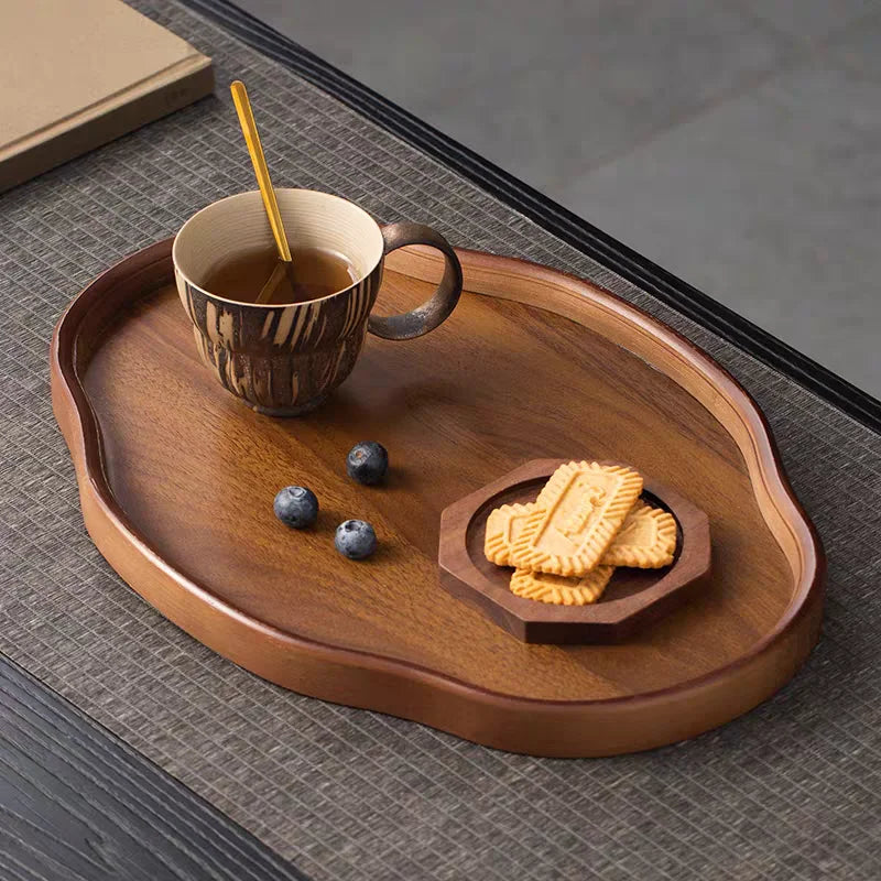 Luxury Wooden Serving Tray / Modern Home Decor 