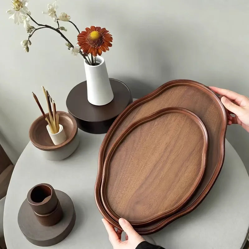 Luxury Wooden Serving Tray / Modern Home Decor 